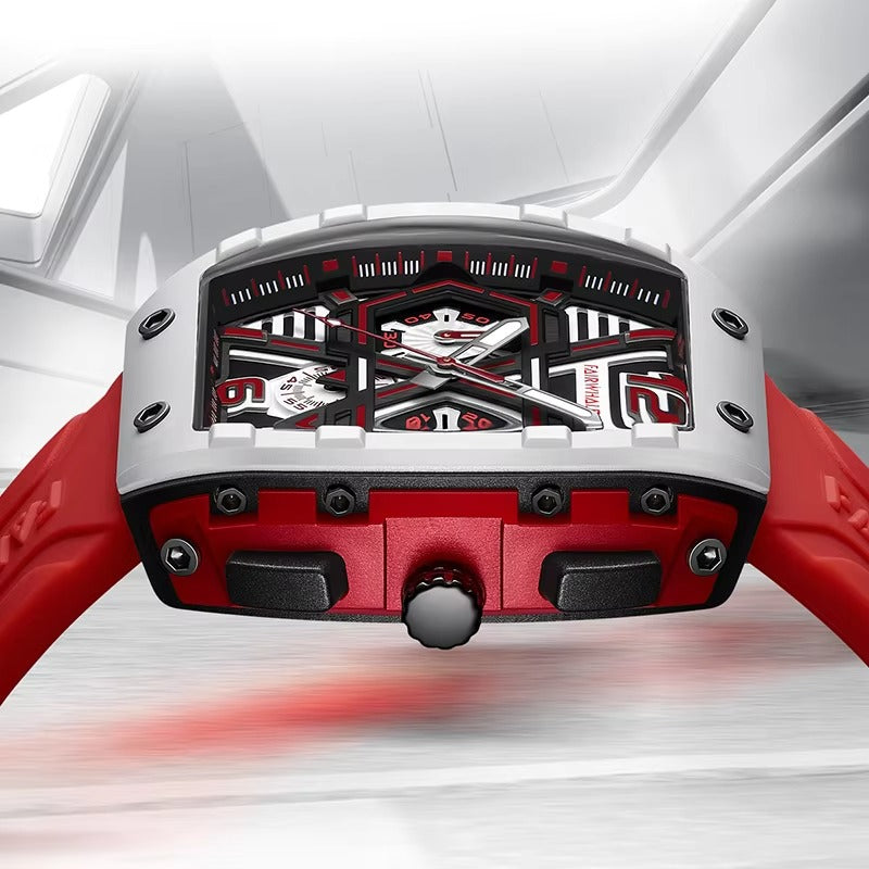 Fairwhale New Luxury Multi-Hand Skeleton Calendar Watches Men