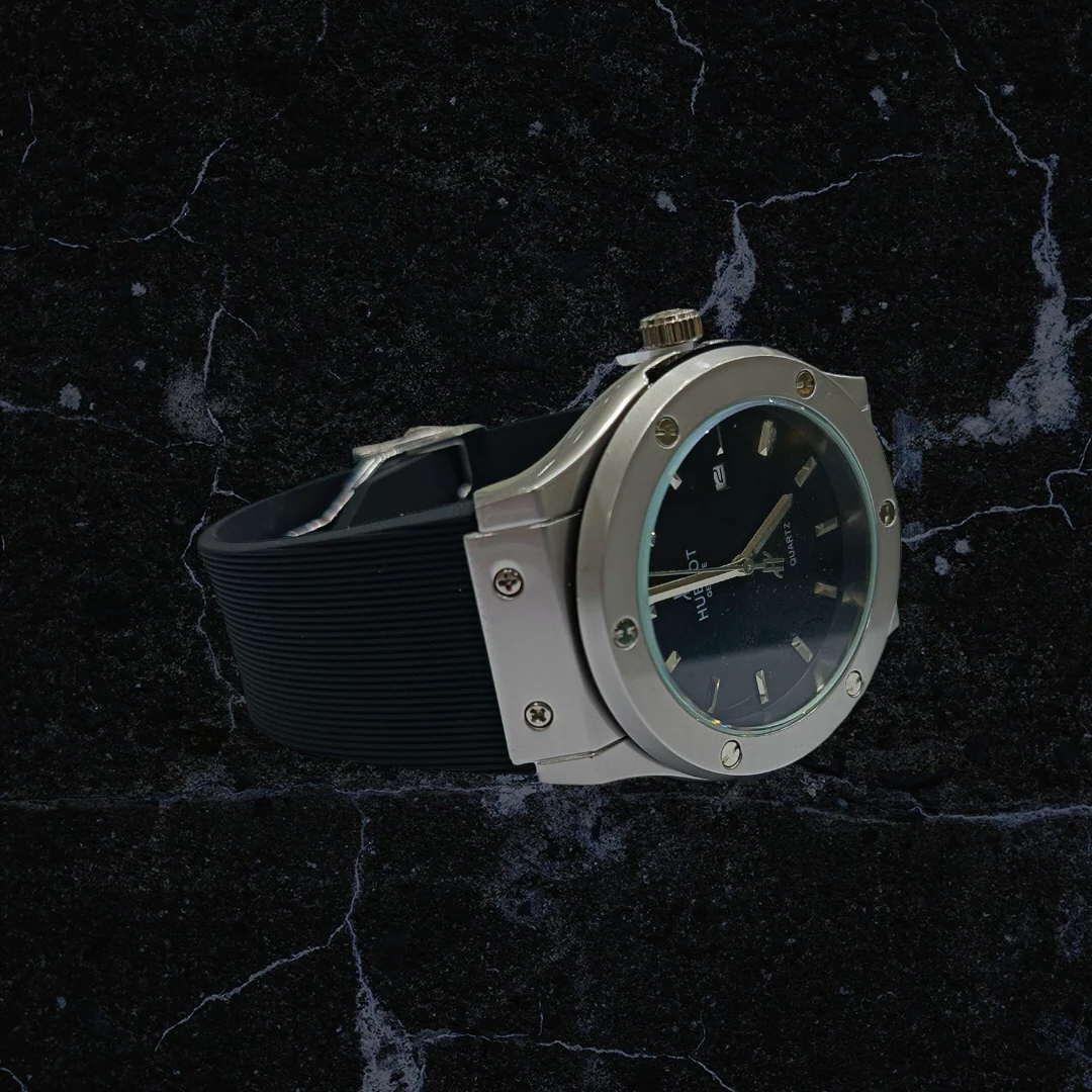 NEW LUXURY HUBLOT QUARTZ CLASSIC WATCH WITH BOX