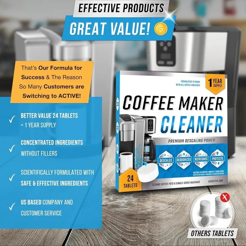 🔥2026 HOT SALE-49% OFF💦Coffee Machine Cleaner Descaler Tablets detail view