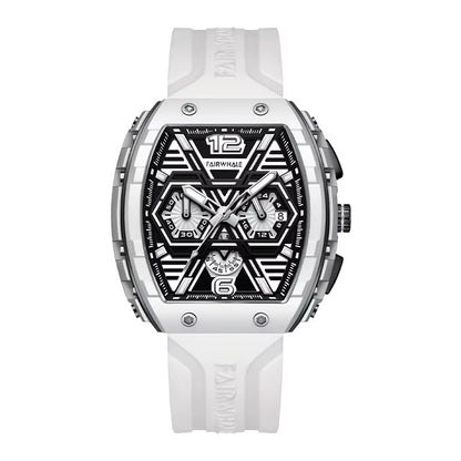 Fairwhale New Luxury Multi-Hand Skeleton Calendar Watches Men